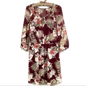 Dynamite Floral Print Boho Dress NWOT